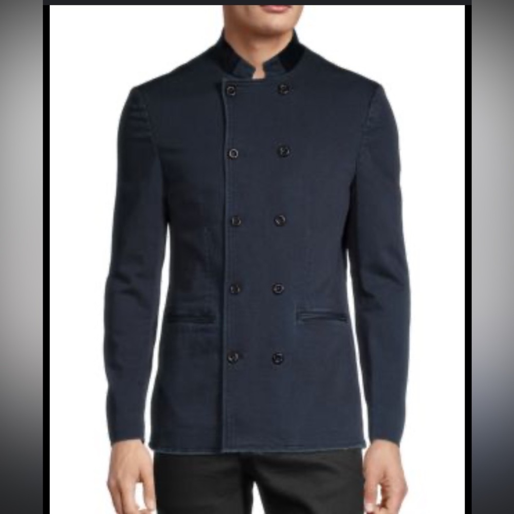 John Varvatos Midnight Blue Pea Coat